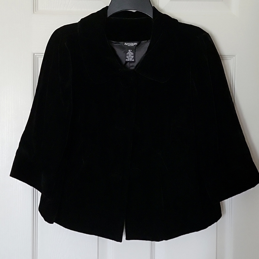 Elegant Velvet Black Jacket